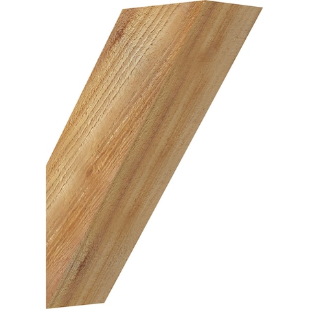 Ekena Millwork 4"W x 10"D x 14"H Traditional Rough Sawn Knee Brace, Western Red Cedar BRC04X10X14TRA00RWR